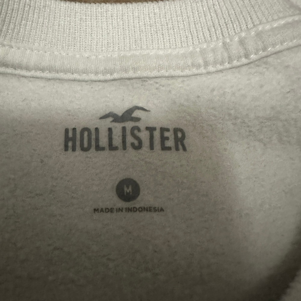 Hollister Cannes 71 Racing Graphic Sweatshirt Cream Crewneck Mens Medium‎ - Picture 7 of 8